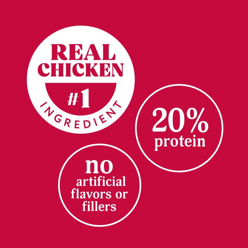 Milo's Kitchen Homestyle Dog Treats, Chicken & Apple Sausage Slices, 18 Ounce, High Protein, No Artificial Flavors - Image 3